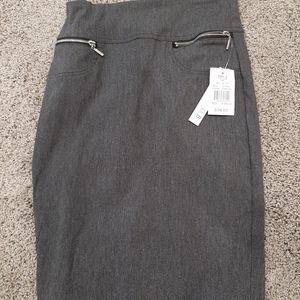 NWT Joe B Gray Straight Skirt XS